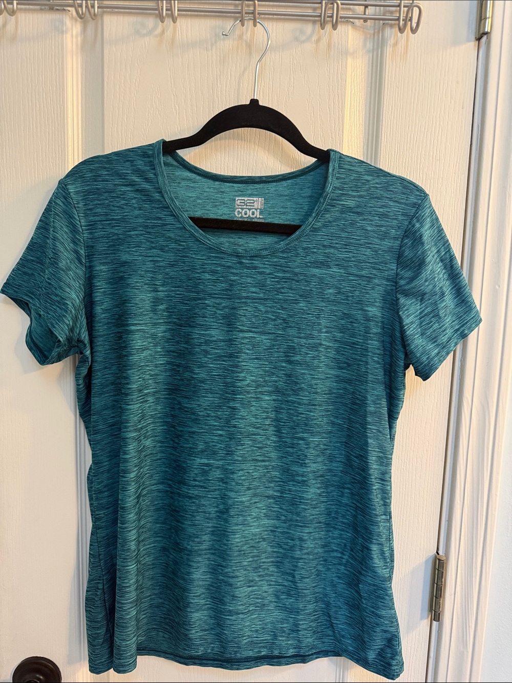 Women's Short Sleeve Performance Tee - Teal Heather